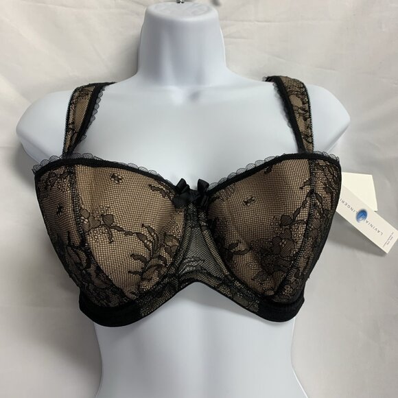 Lavinia Lingerie Other - Lavinia Lingerie Bra 40DD Plus Size Sexy Lace Overlay Underwire Cups New LL0218